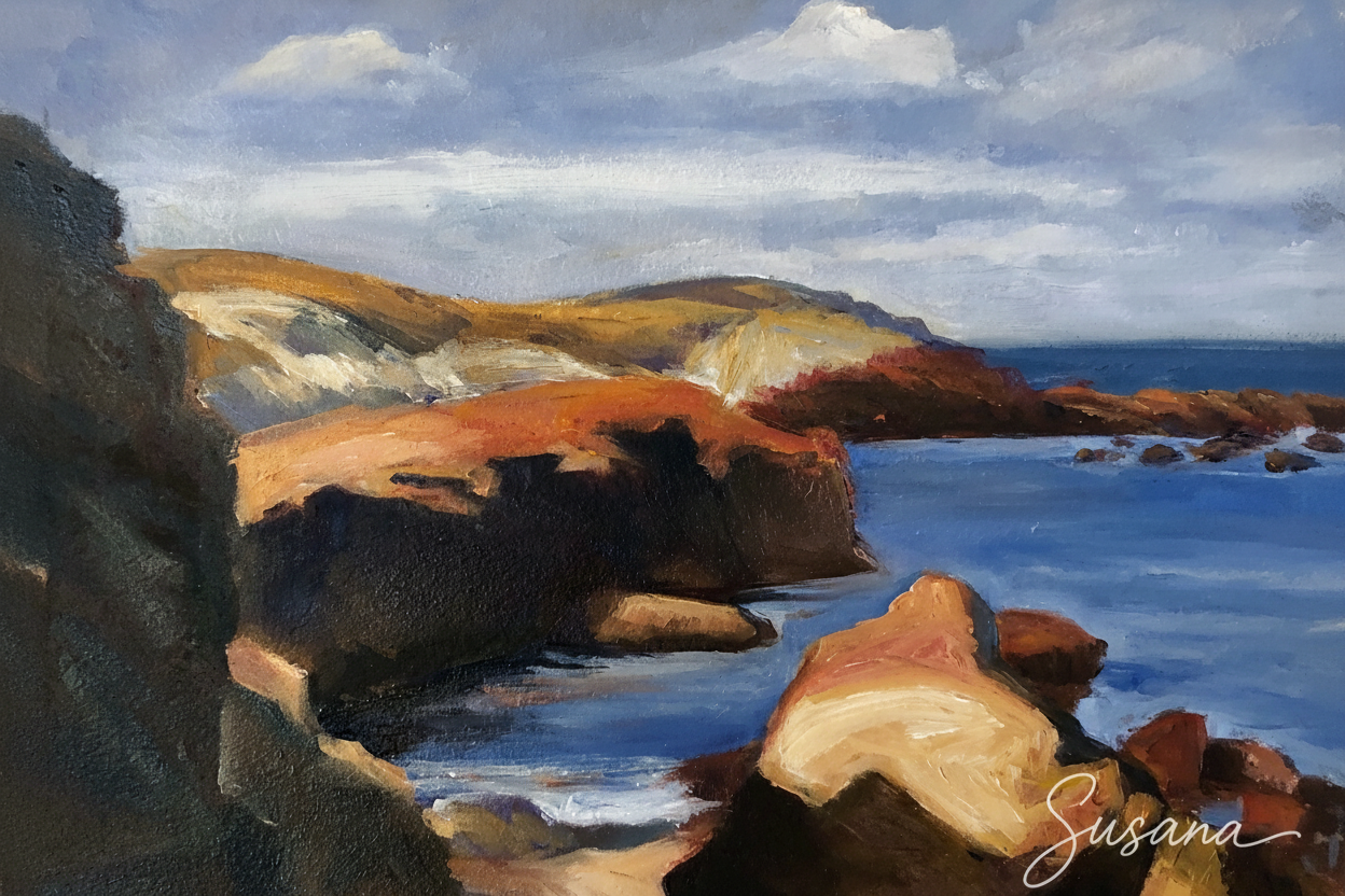 Coastal Landscape Painting